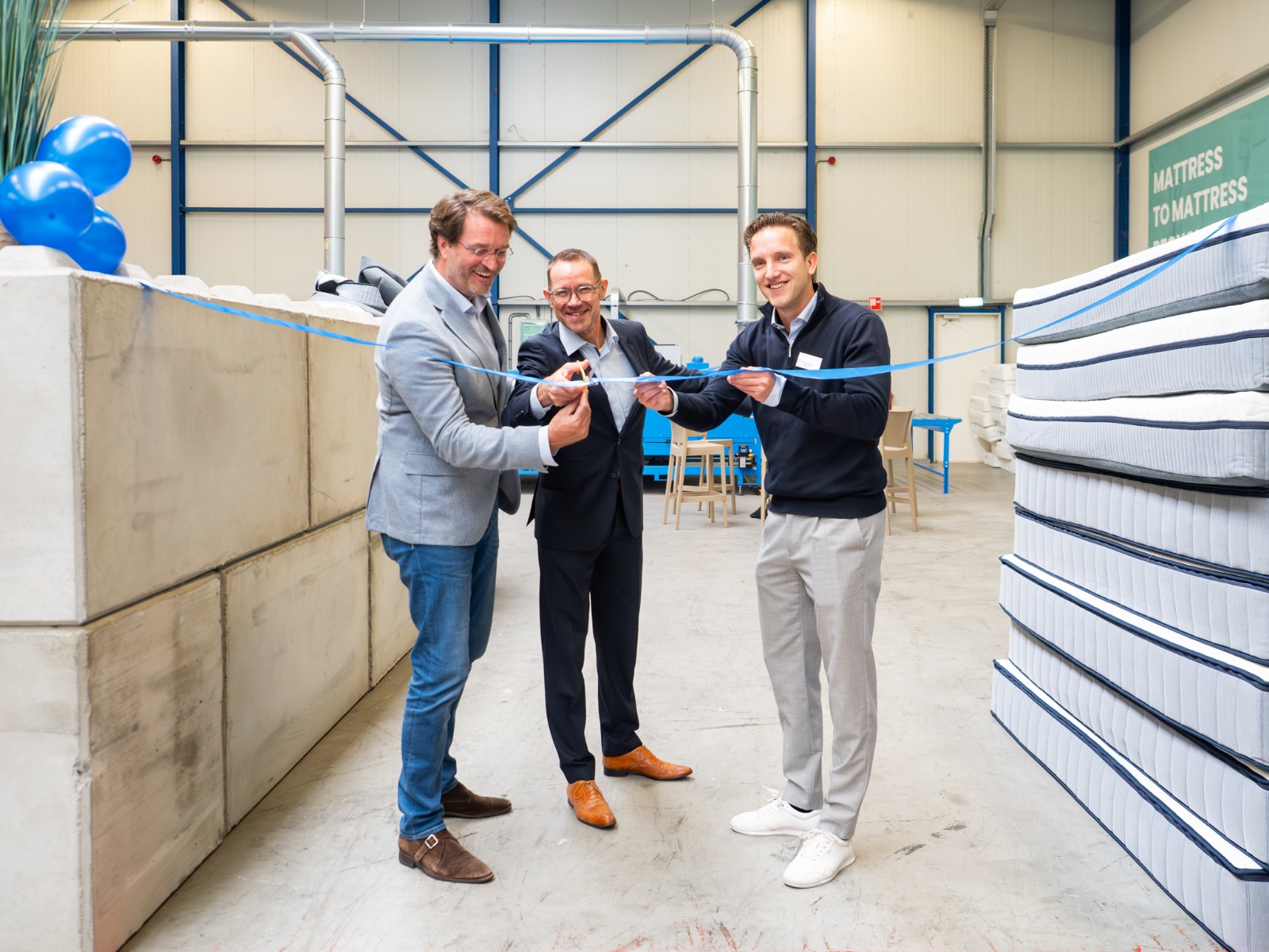 Disassemblage circulaire matrassen bij RetourMatras