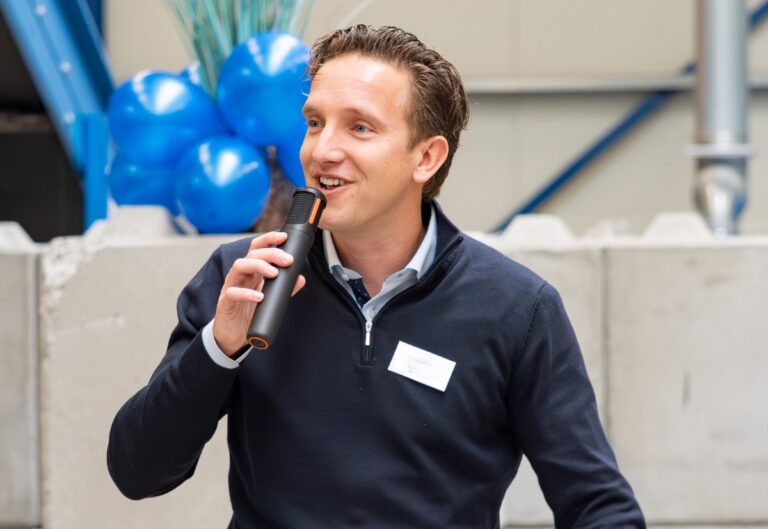 Chico van Hemert at Auping event RetourMatras