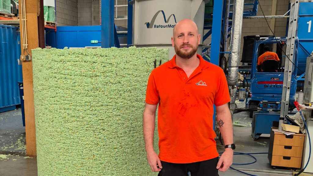 Het moment van Justin bij RetourMatras in Alphen aan den Rijn